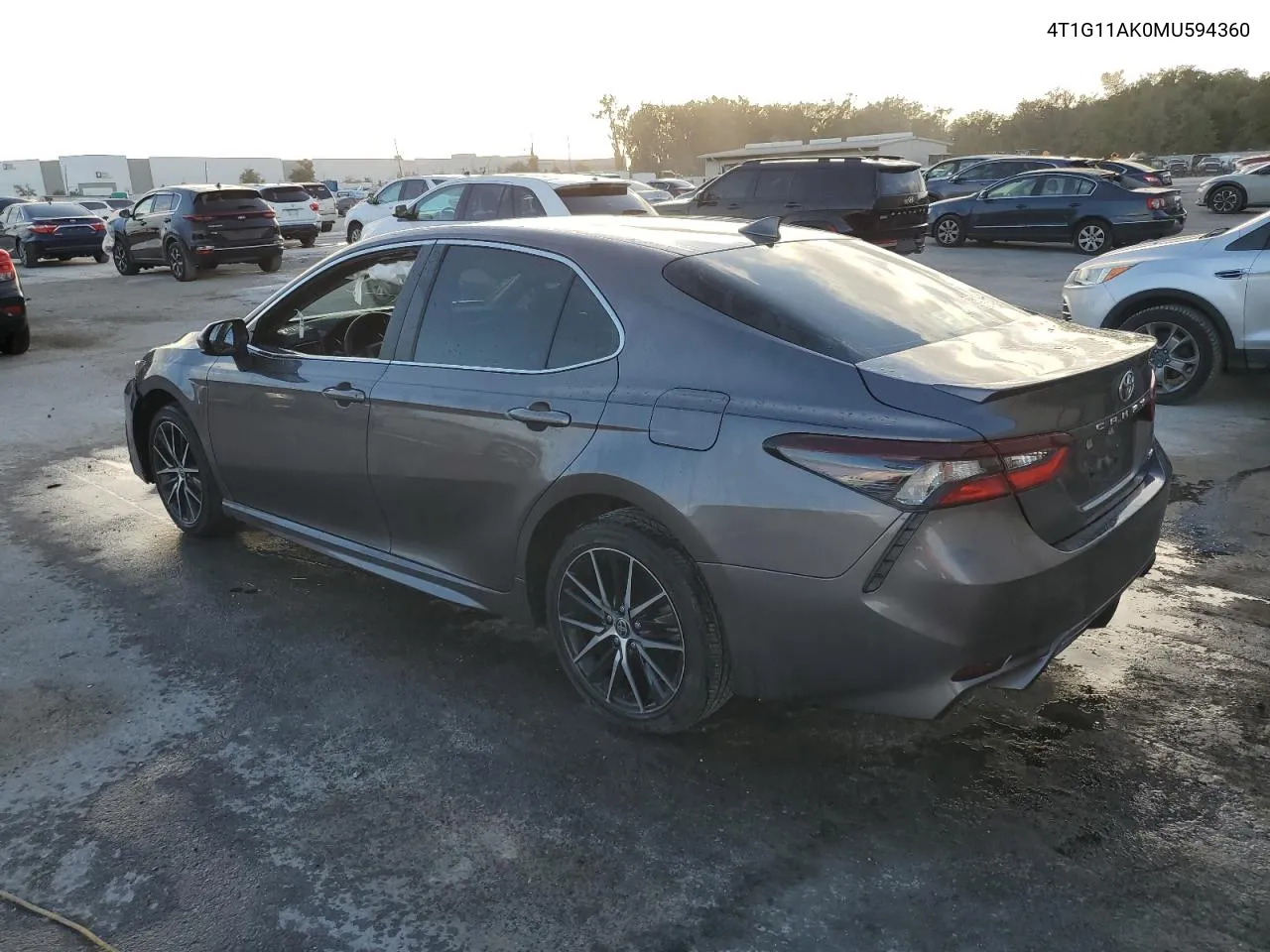 2021 Toyota Camry Se VIN: 4T1G11AK0MU594360 Lot: 76382794