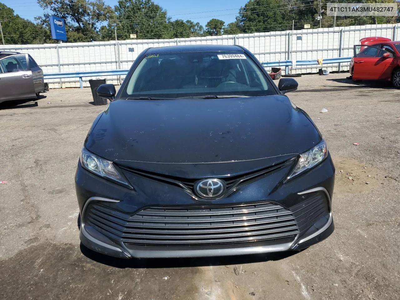 2021 Toyota Camry Le VIN: 4T1C11AK3MU482747 Lot: 76399484