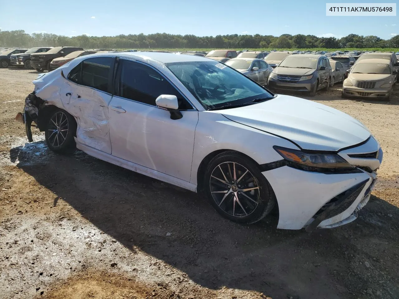 2021 Toyota Camry Se VIN: 4T1T11AK7MU576498 Lot: 76530234