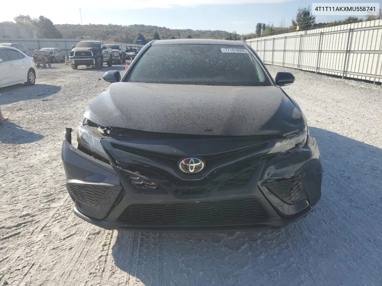 2021 Toyota Camry Se VIN: 4T1T11AKXMU558741 Lot: 77183884