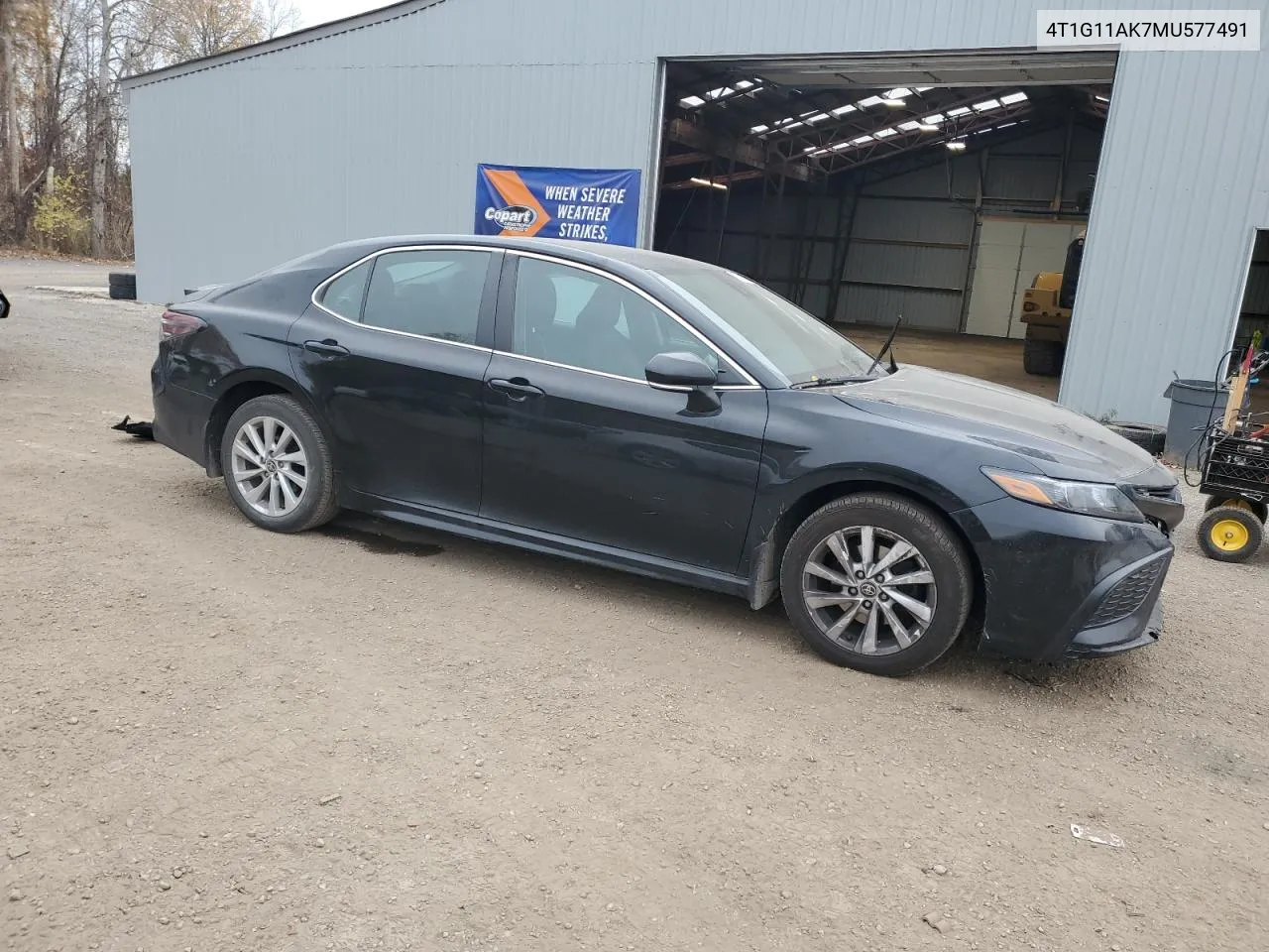 2021 Toyota Camry Se VIN: 4T1G11AK7MU577491 Lot: 77414614