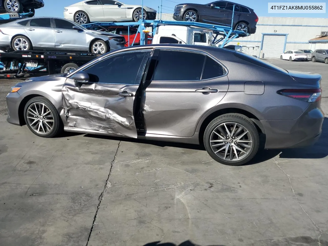 2021 Toyota Camry Xle VIN: 4T1FZ1AK8MU055862 Lot: 77501084