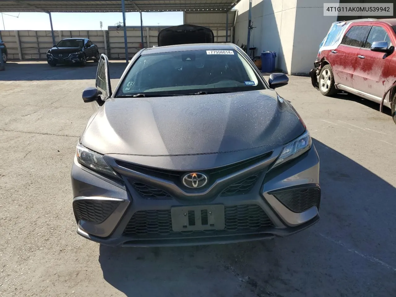 2021 Toyota Camry Se VIN: 4T1G11AK0MU539942 Lot: 77556014