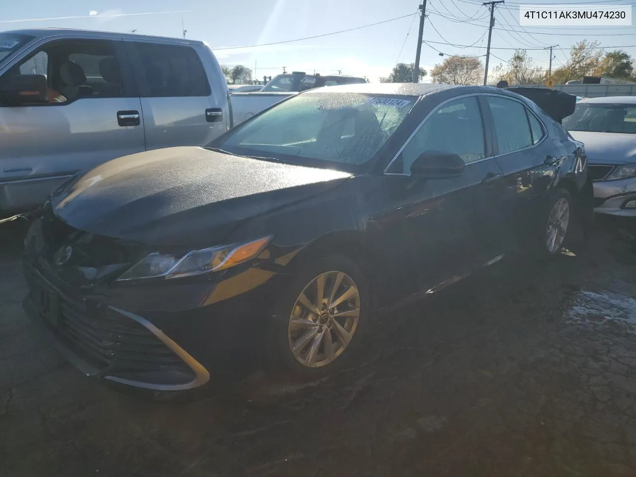 4T1C11AK3MU474230 2021 Toyota Camry Le