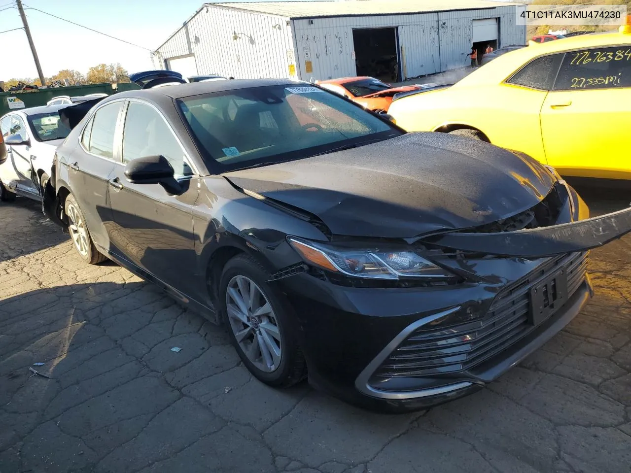 4T1C11AK3MU474230 2021 Toyota Camry Le