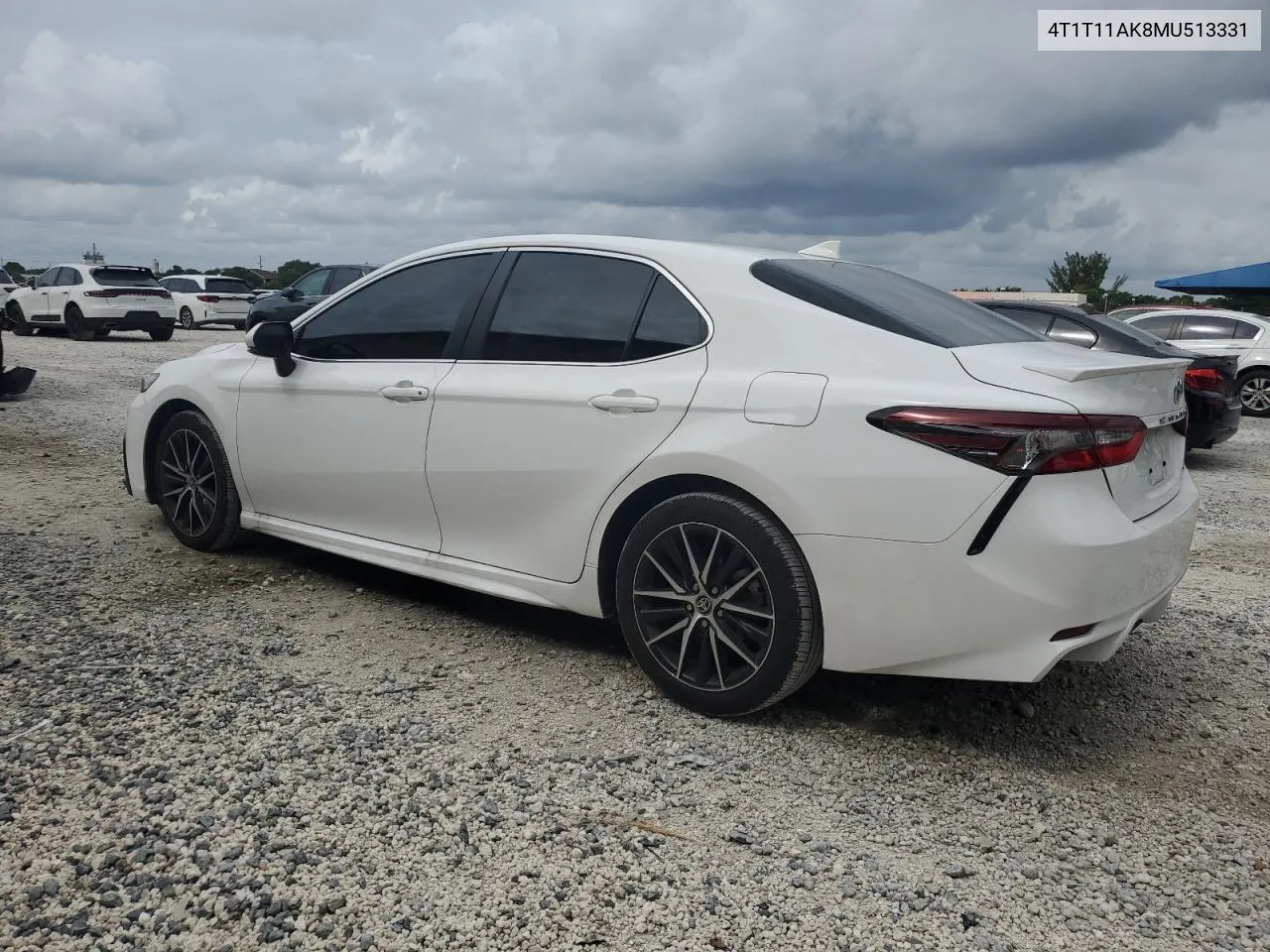 2021 Toyota Camry Se VIN: 4T1T11AK8MU513331 Lot: 77713964