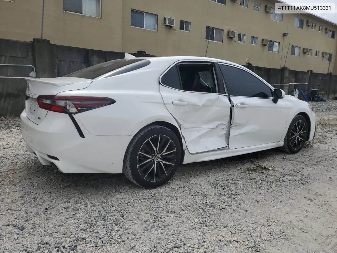 2021 Toyota Camry Se VIN: 4T1T11AK8MU513331 Lot: 77713964