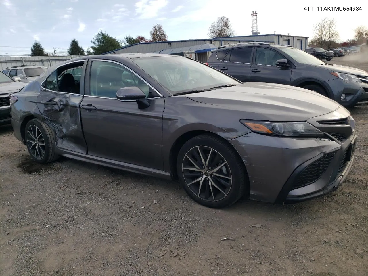 2021 Toyota Camry Se VIN: 4T1T11AK1MU554934 Lot: 77741004