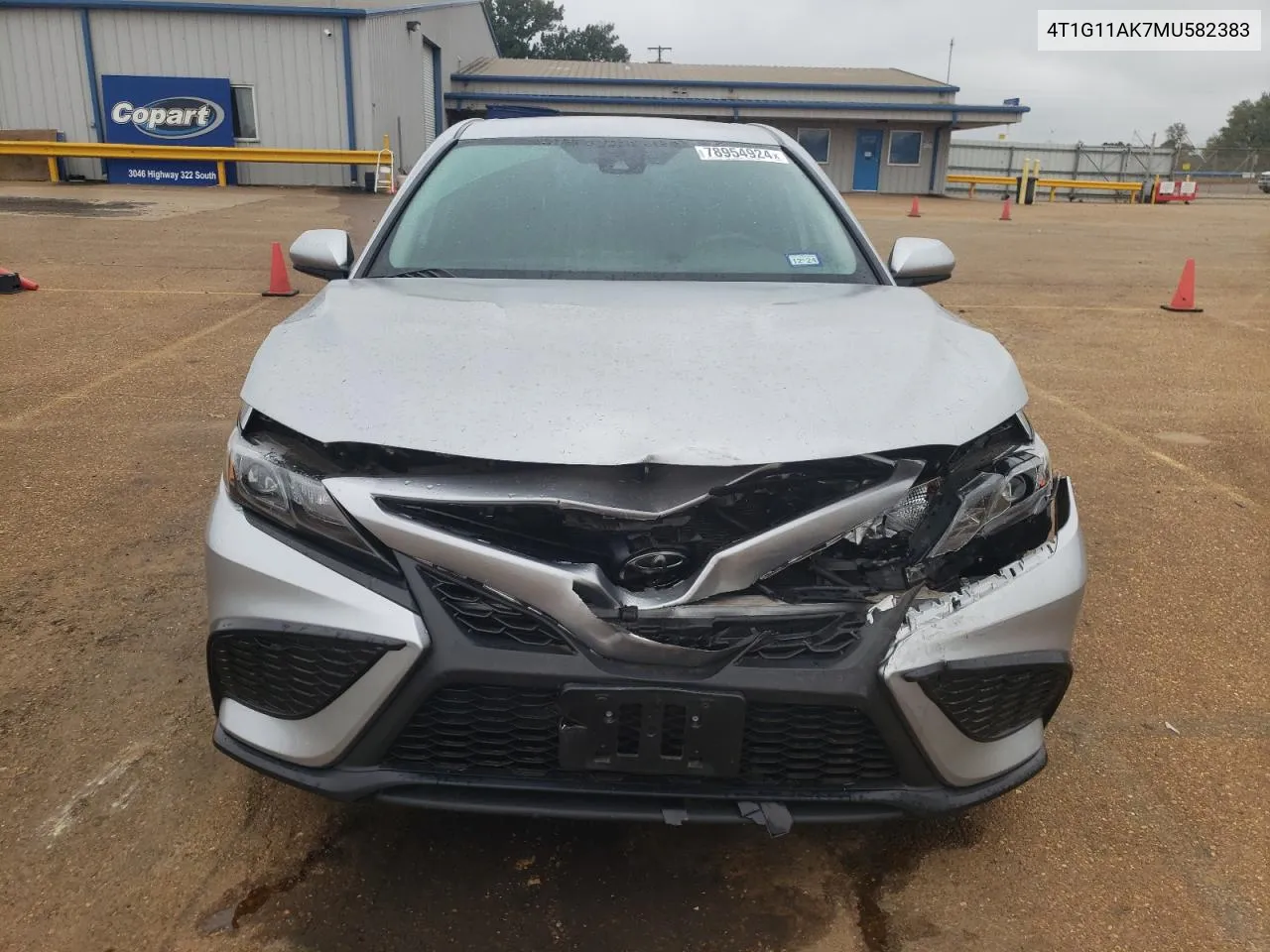 2021 Toyota Camry Se VIN: 4T1G11AK7MU582383 Lot: 78954924