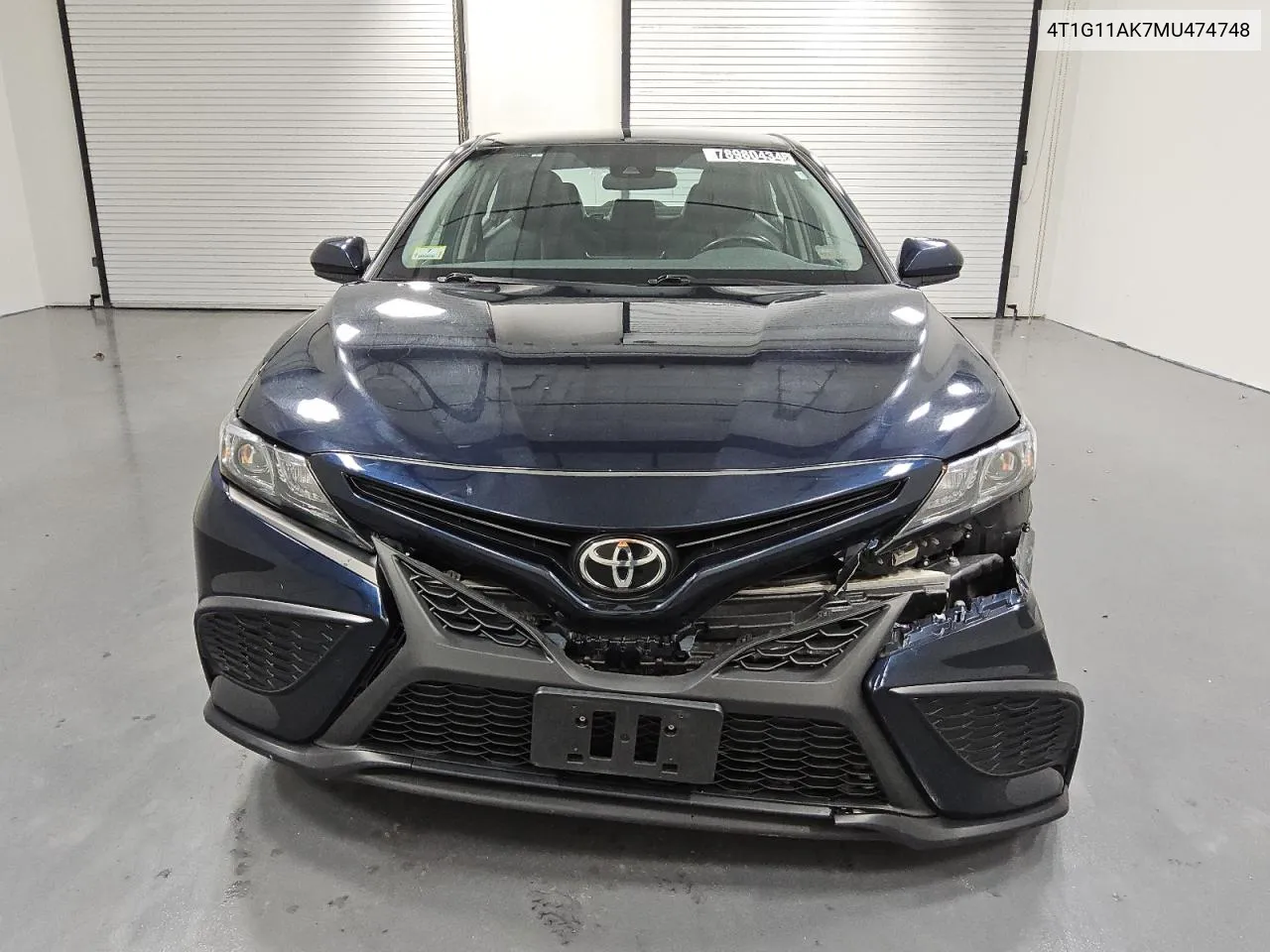 2021 Toyota Camry Se VIN: 4T1G11AK7MU474748 Lot: 78980434