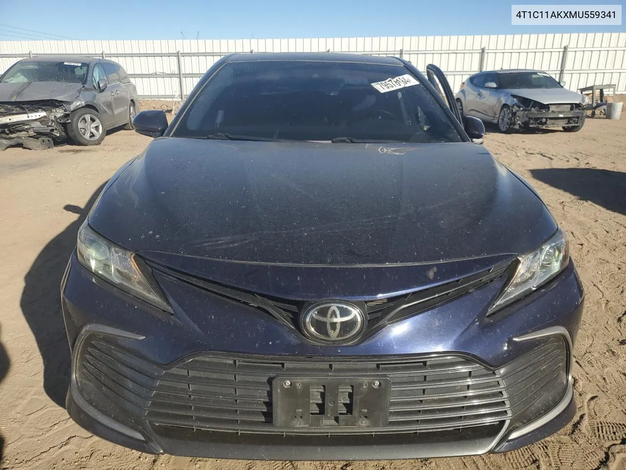 2021 Toyota Camry Le VIN: 4T1C11AKXMU559341 Lot: 79578184