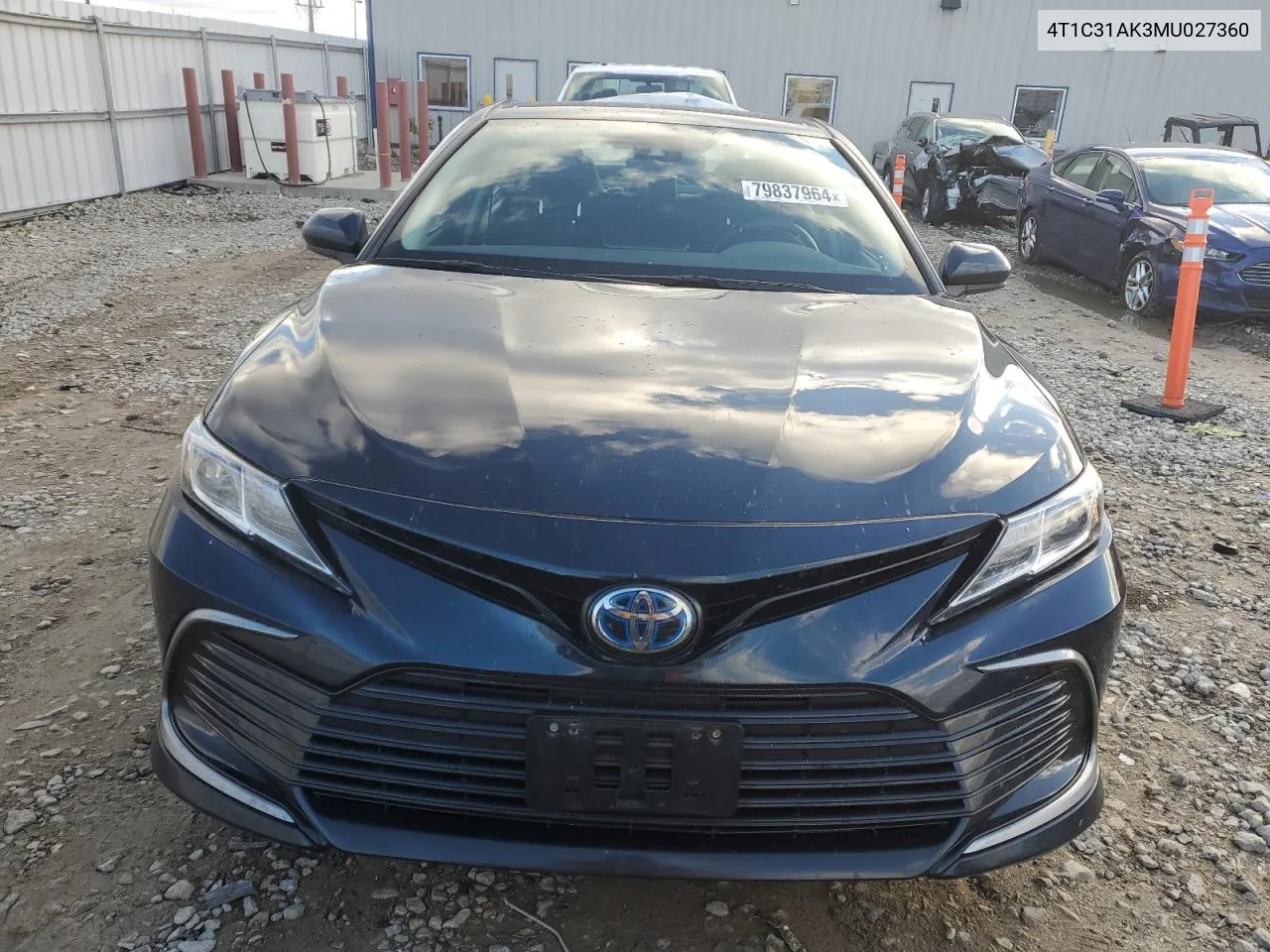 2021 Toyota Camry Le VIN: 4T1C31AK3MU027360 Lot: 79837964