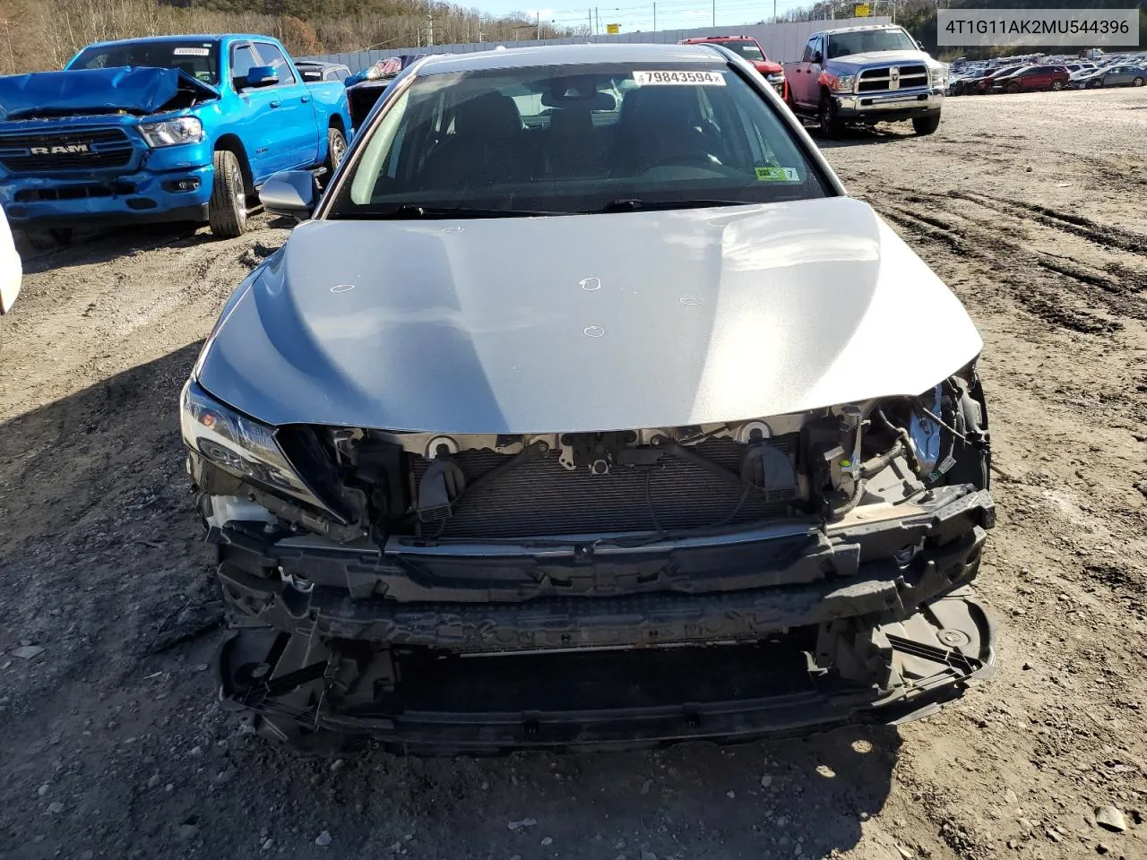 2021 Toyota Camry Se VIN: 4T1G11AK2MU544396 Lot: 79843594