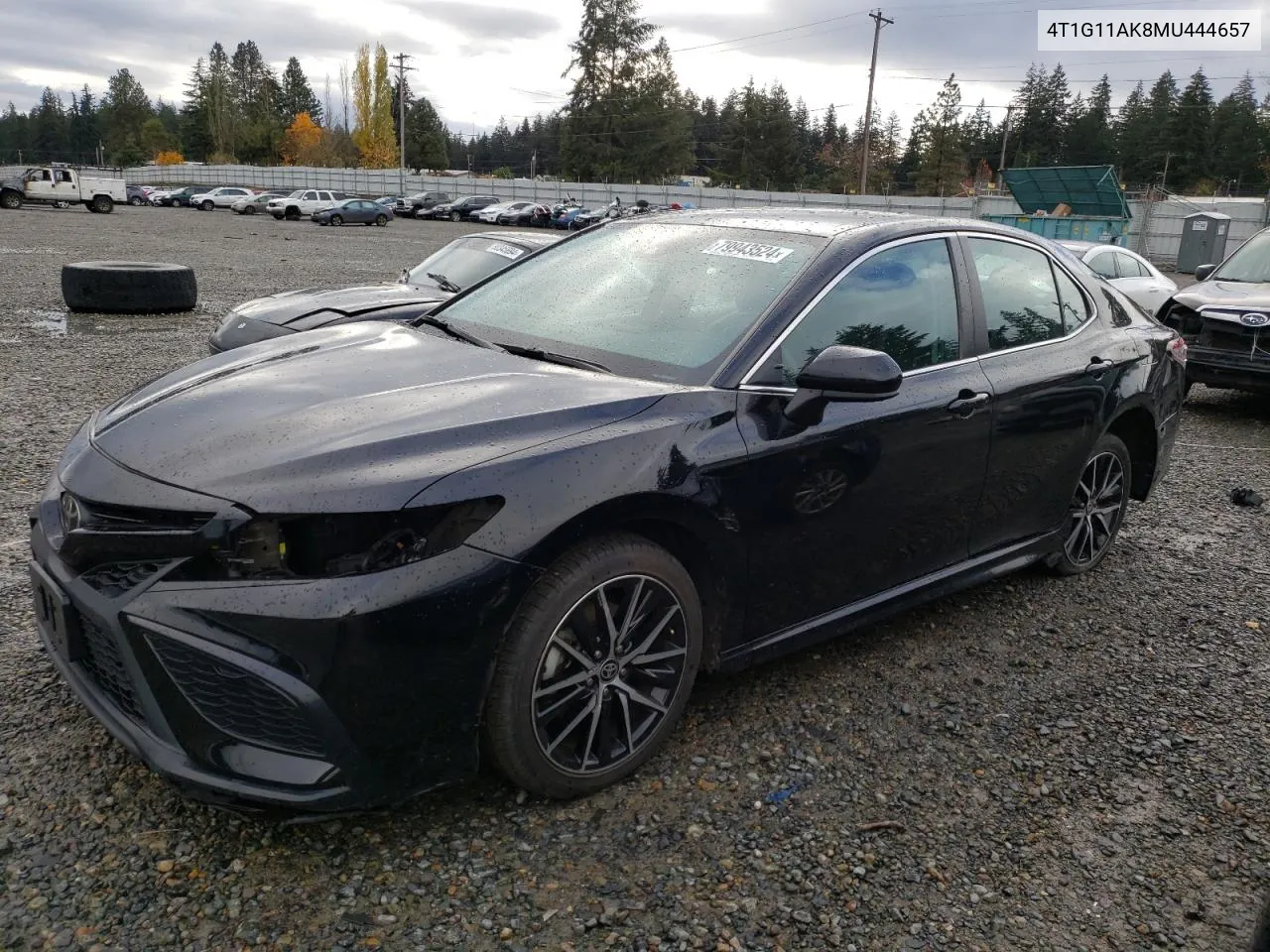 2021 Toyota Camry Se VIN: 4T1G11AK8MU444657 Lot: 79943524