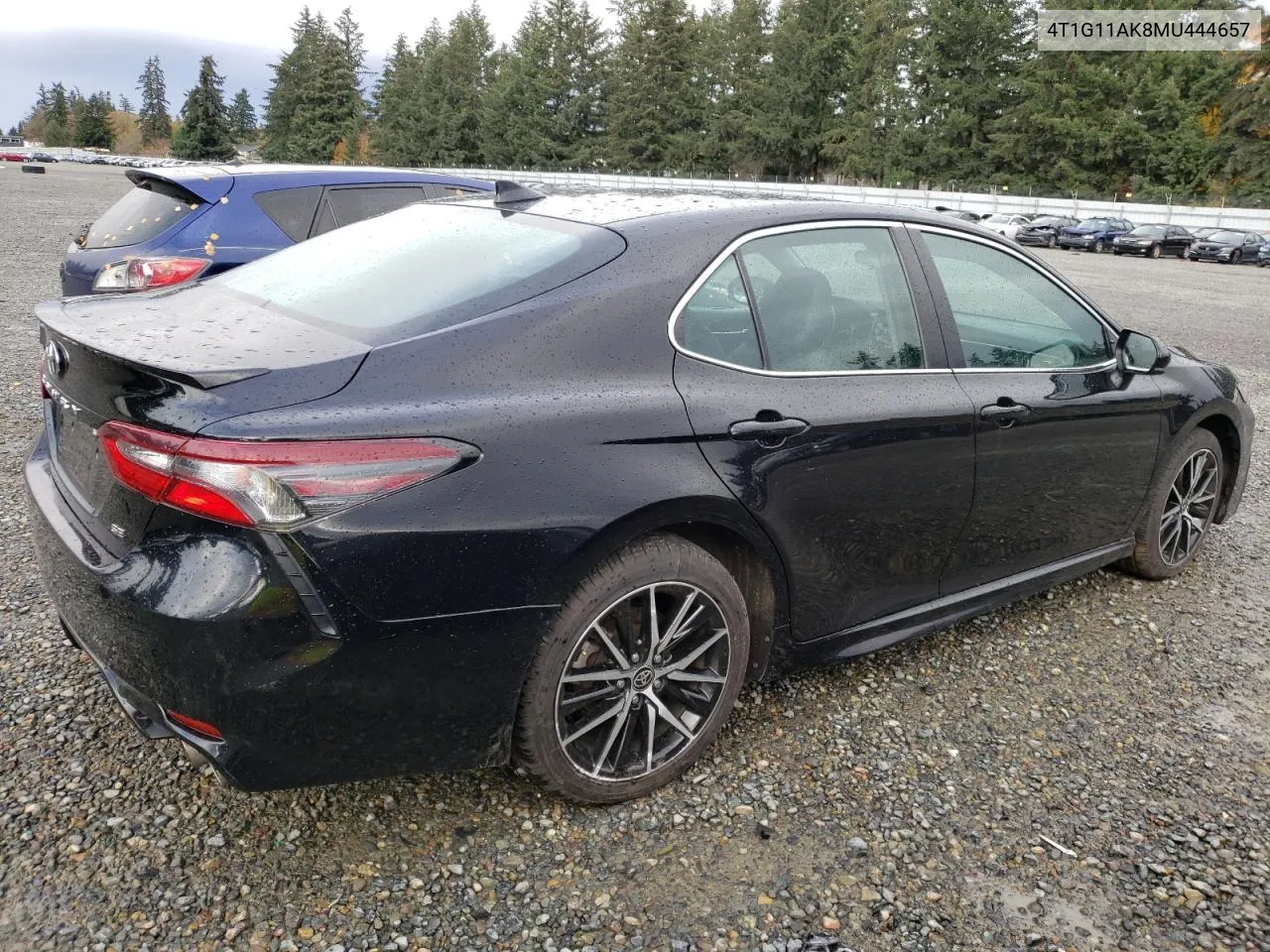 2021 Toyota Camry Se VIN: 4T1G11AK8MU444657 Lot: 79943524