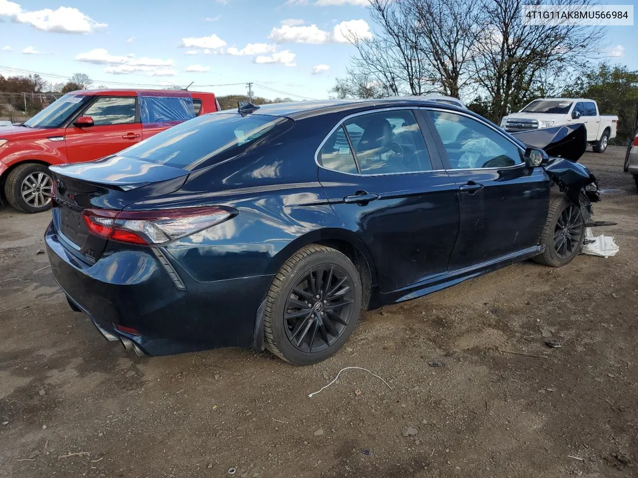 2021 Toyota Camry Se VIN: 4T1G11AK8MU566984 Lot: 80094954