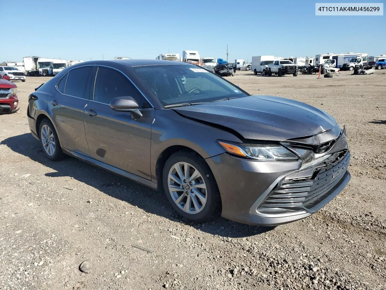 2021 Toyota Camry Le VIN: 4T1C11AK4MU456299 Lot: 80219324