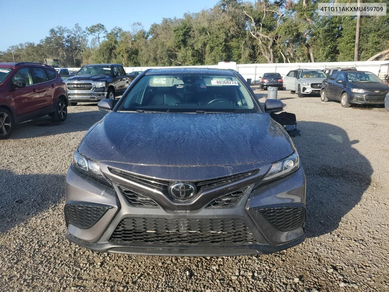 2021 Toyota Camry Se VIN: 4T1G11AKXMU459709 Lot: 80368274