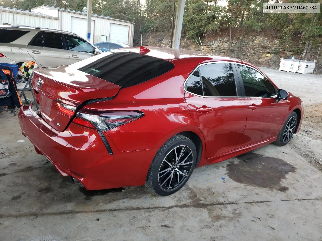 2021 Toyota Camry Se VIN: 4T1G11AK3MU460734 Lot: 80455404