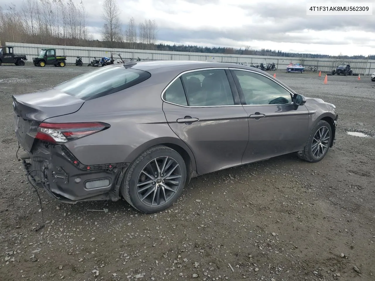 2021 Toyota Camry Xle VIN: 4T1F31AK8MU562309 Lot: 80711844