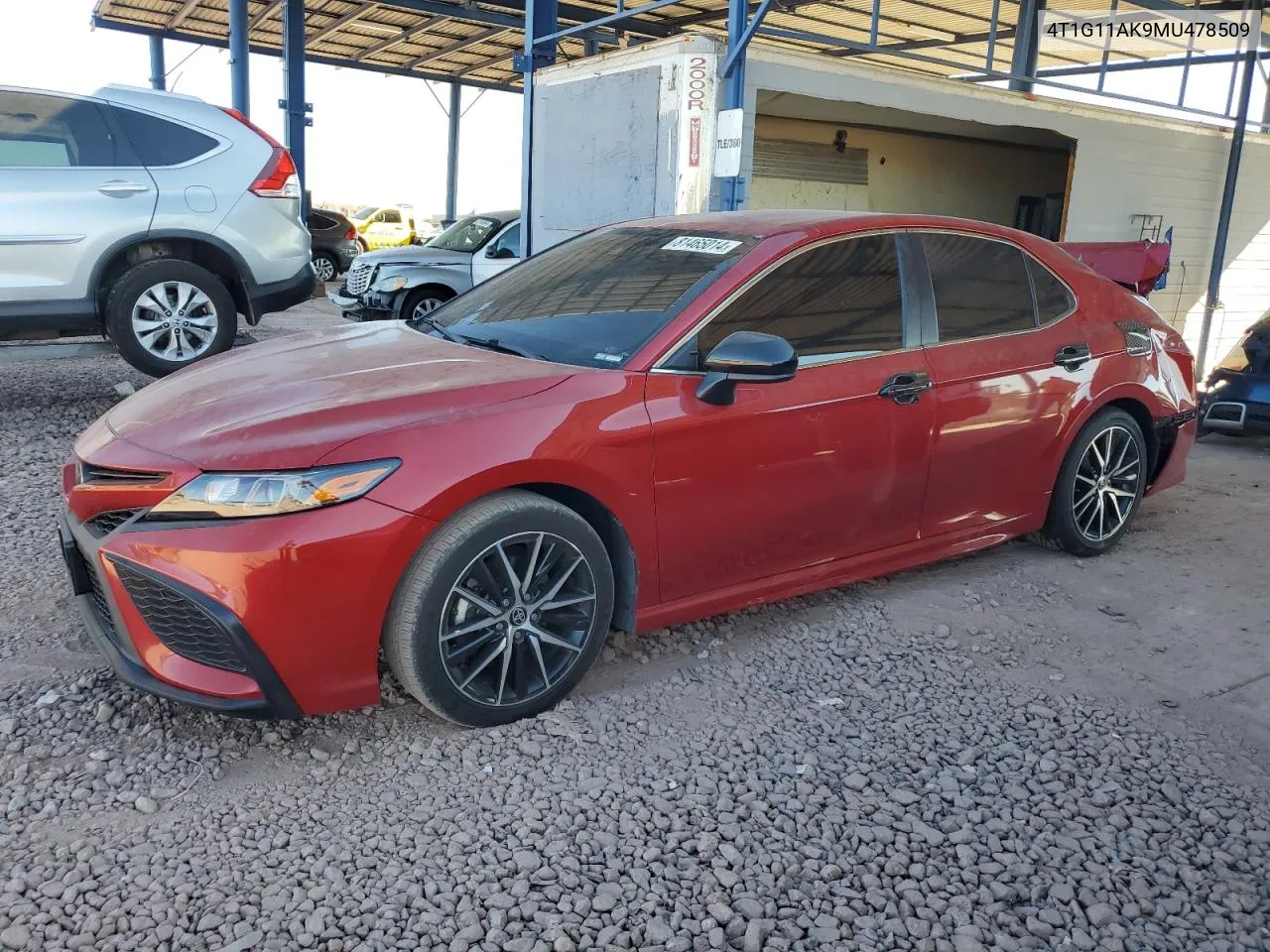 2021 Toyota Camry Se VIN: 4T1G11AK9MU478509 Lot: 81465014