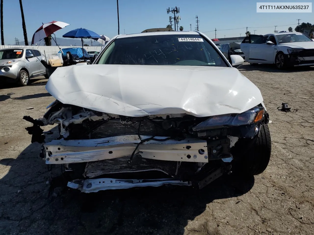 4T1T11AKXNU635237 2022 Toyota Camry Se