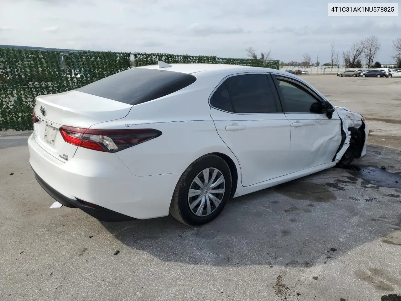 2022 Toyota Camry Le VIN: 4T1C31AK1NU578825 Lot: 46851784