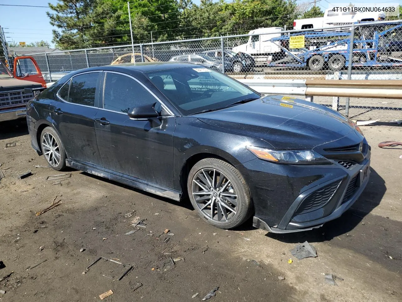 2022 Toyota Camry Se VIN: 4T1G11BK0NU064633 Lot: 56411614