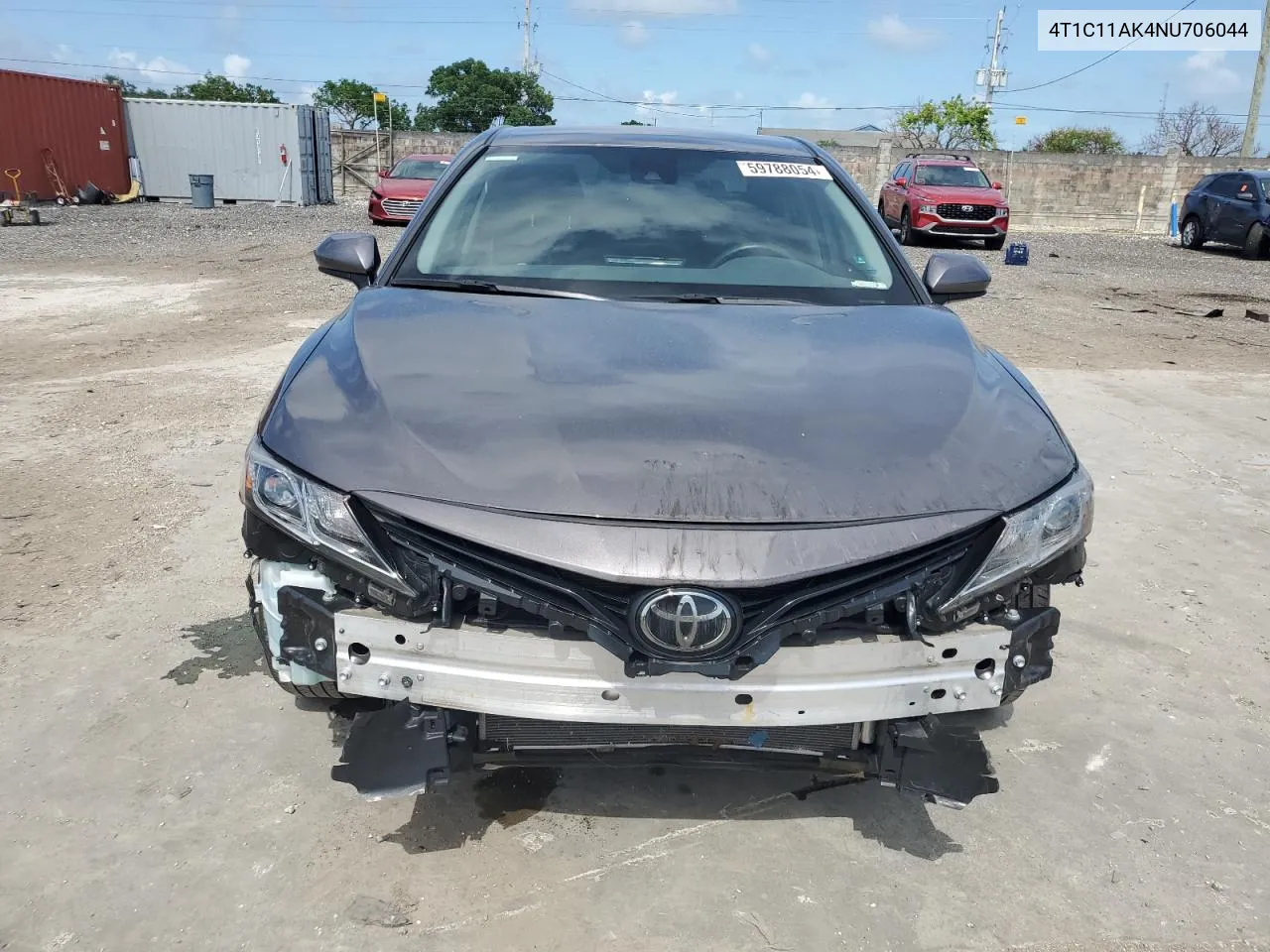 4T1C11AK4NU706044 2022 Toyota Camry Le