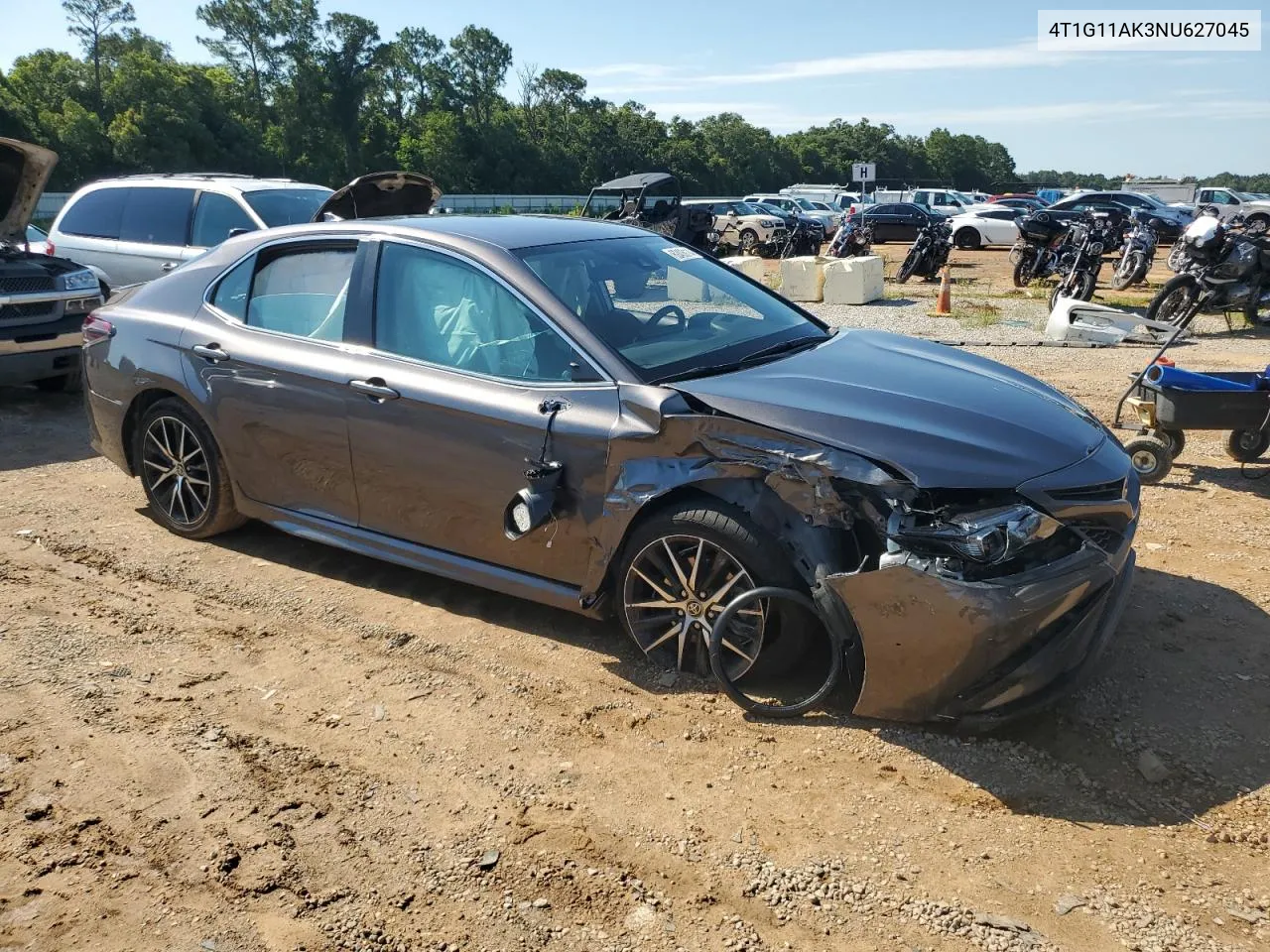 2022 Toyota Camry Se VIN: 4T1G11AK3NU627045 Lot: 62406114