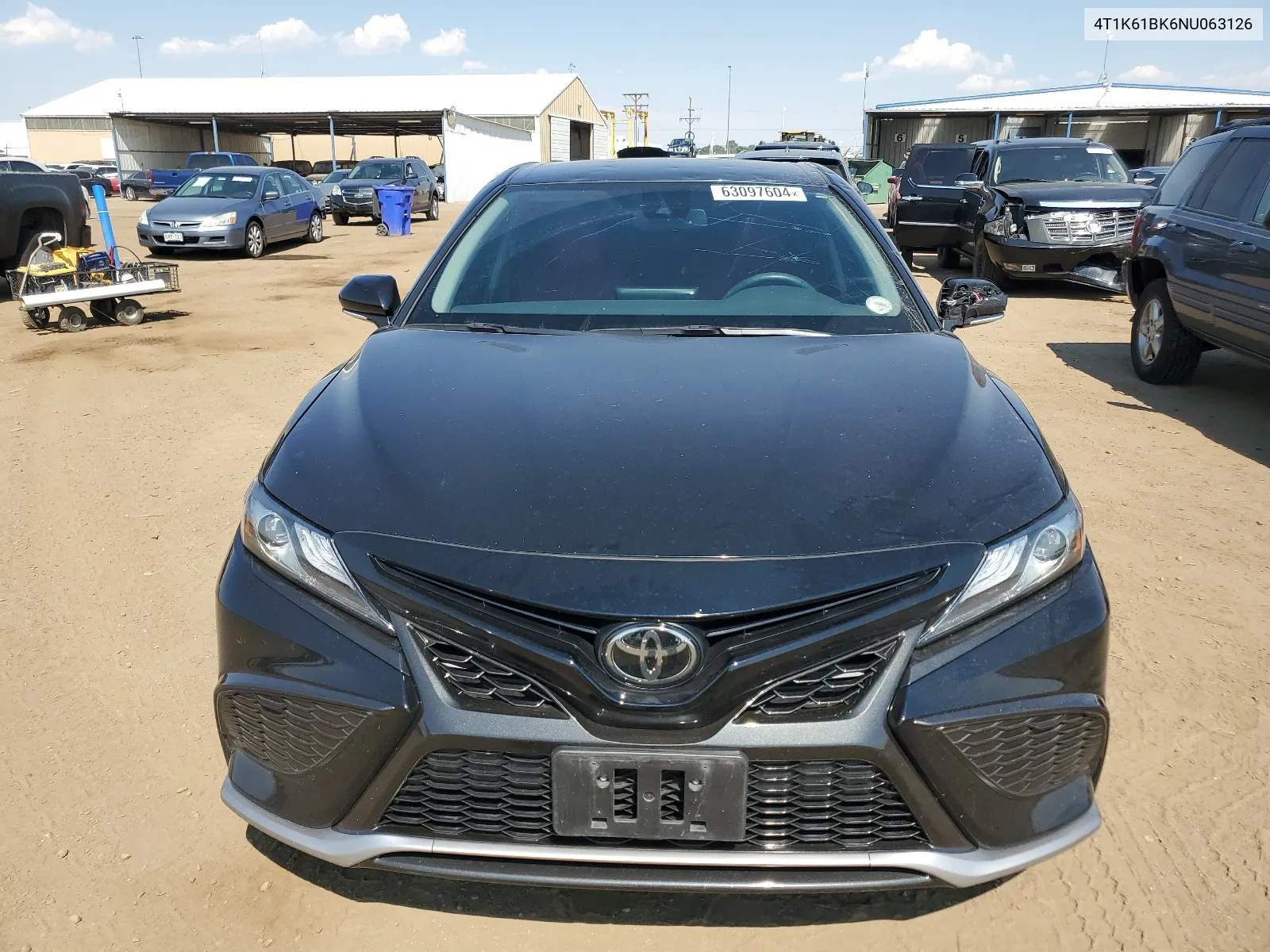 2022 Toyota Camry Xse VIN: 4T1K61BK6NU063126 Lot: 63097604