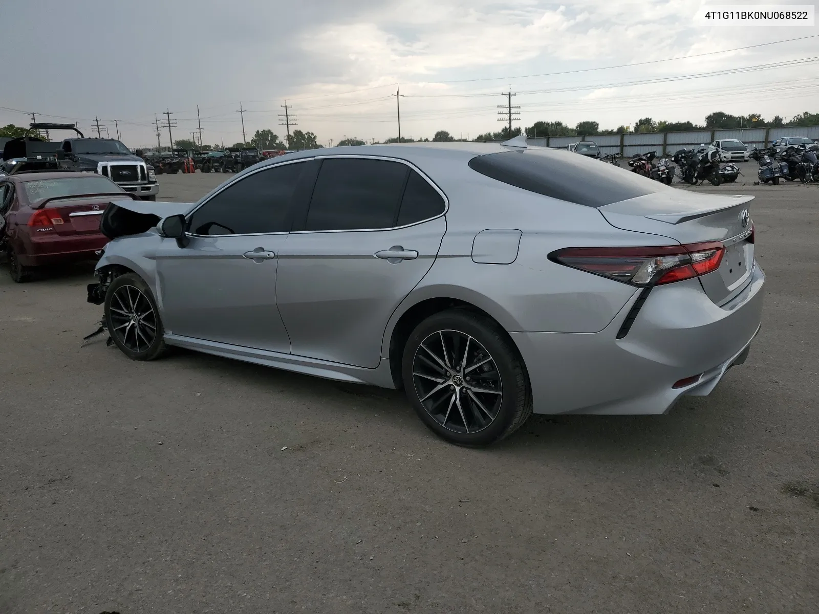 2022 Toyota Camry Se VIN: 4T1G11BK0NU068522 Lot: 63301524