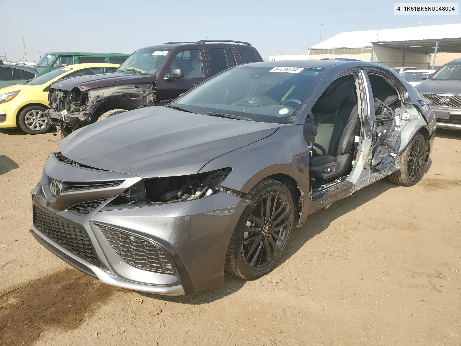 2022 Toyota Camry Xse VIN: 4T1K61BK5NU048004 Lot: 64119044