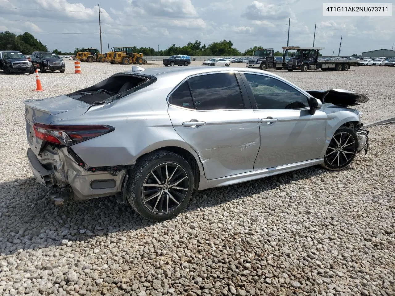 2022 Toyota Camry Se VIN: 4T1G11AK2NU673711 Lot: 64606164