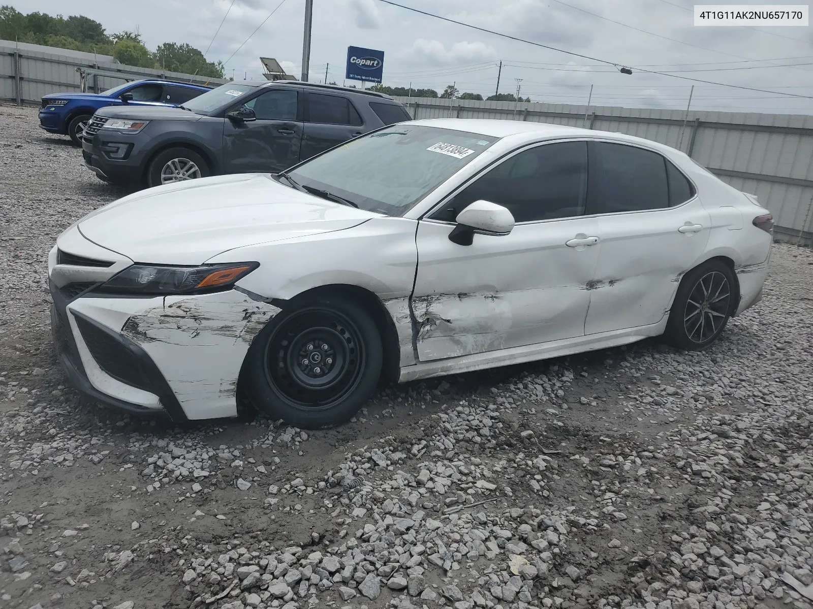 4T1G11AK2NU657170 2022 Toyota Camry Se