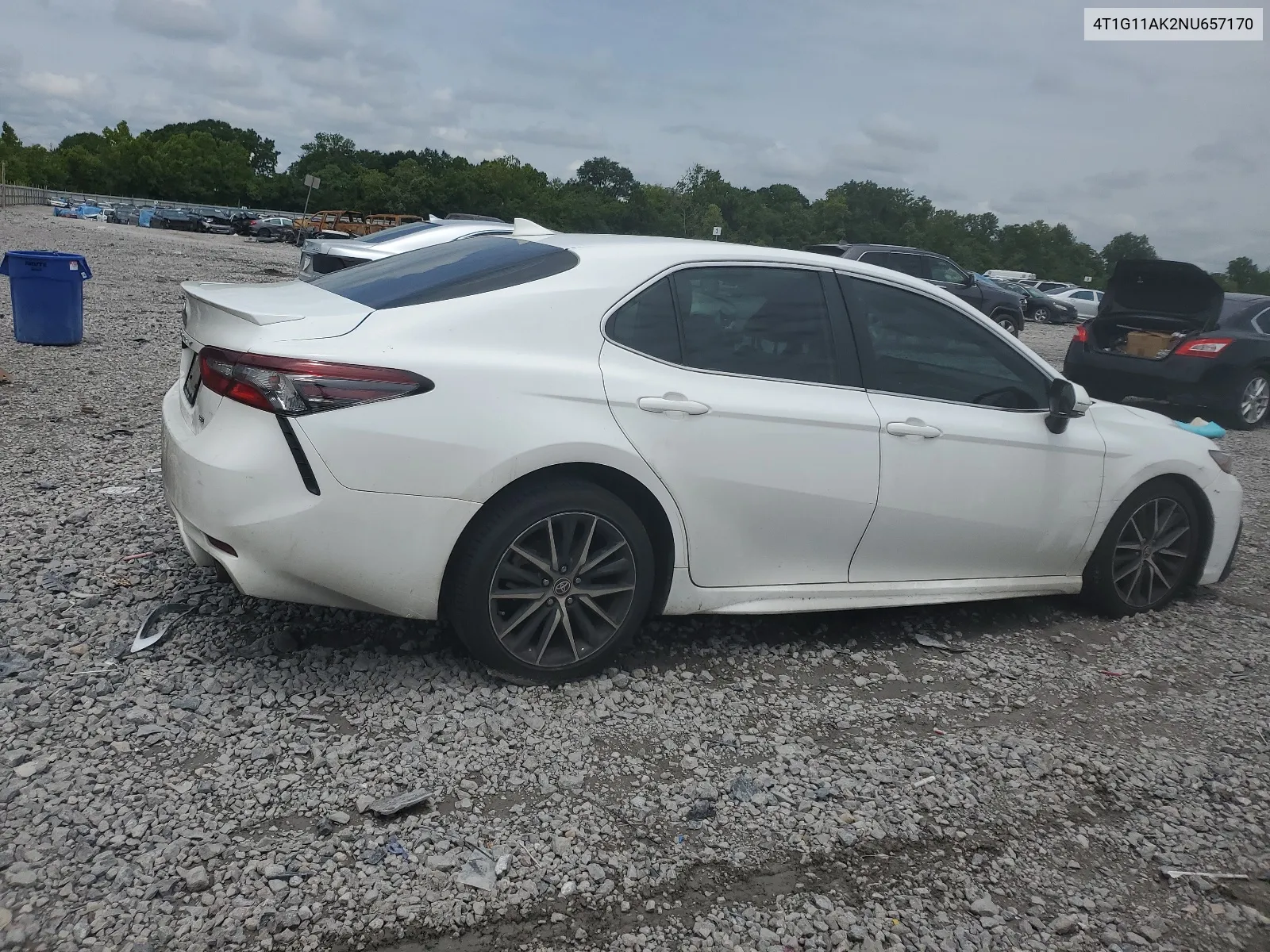 2022 Toyota Camry Se VIN: 4T1G11AK2NU657170 Lot: 64813894