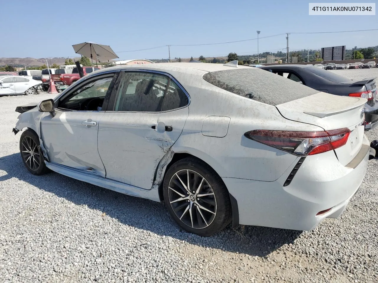 4T1G11AK0NU071342 2022 Toyota Camry Se