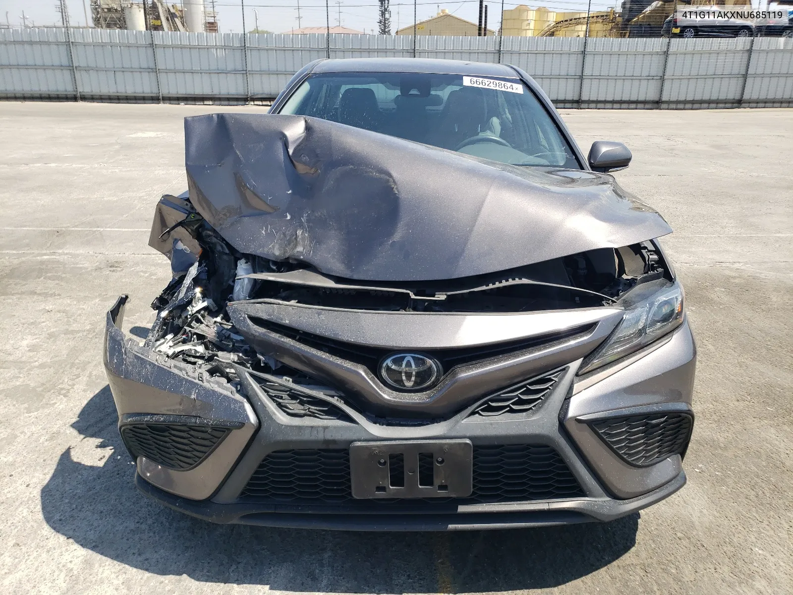 2022 Toyota Camry Se VIN: 4T1G11AKXNU685119 Lot: 66629864