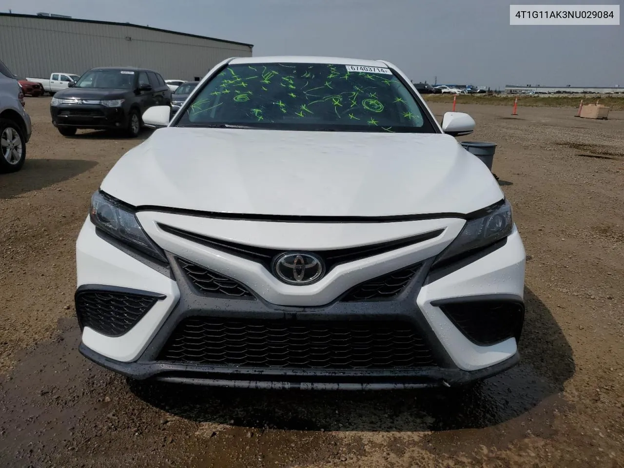 2022 Toyota Camry Se VIN: 4T1G11AK3NU029084 Lot: 67403714