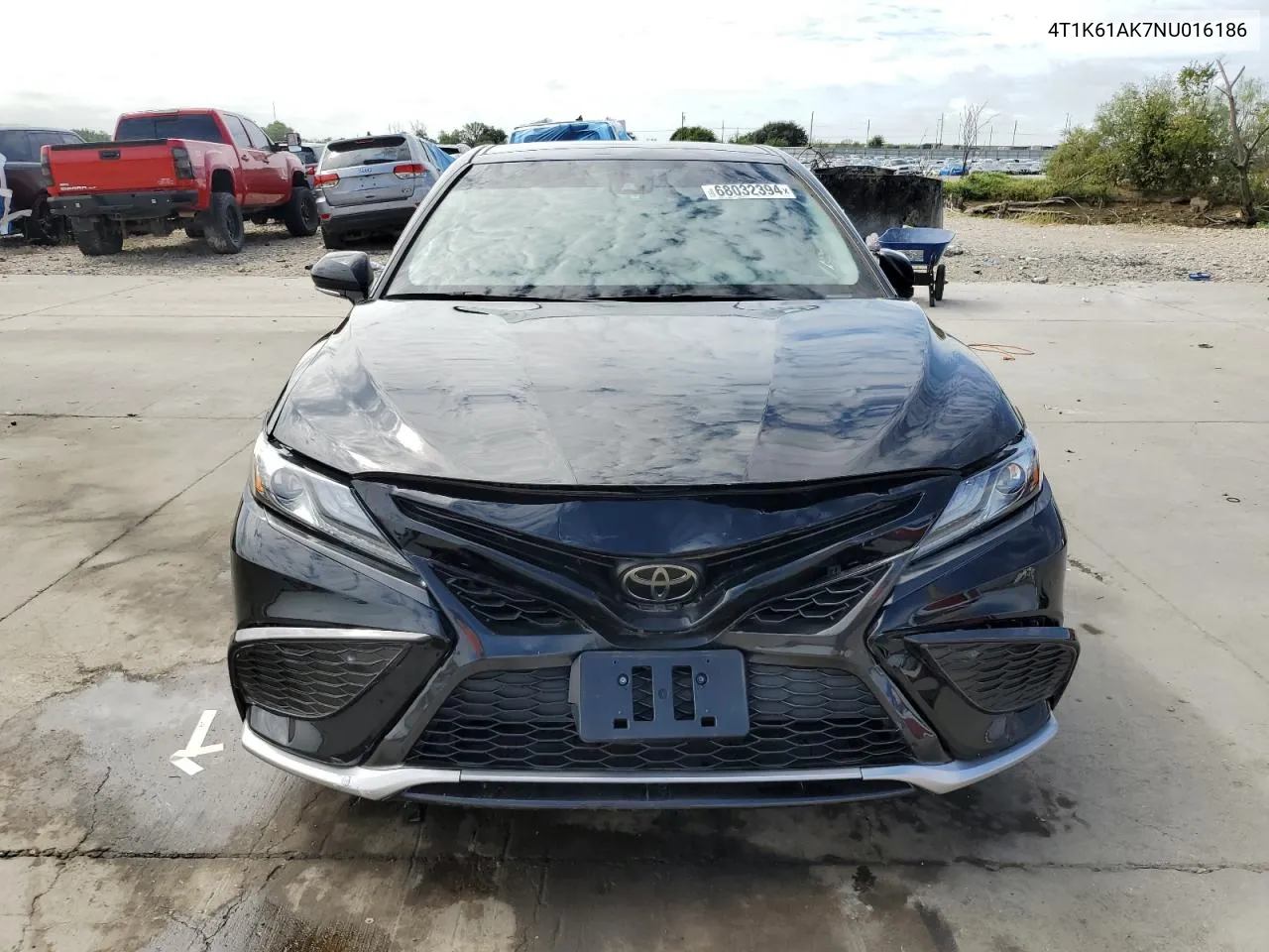 2022 Toyota Camry Xse VIN: 4T1K61AK7NU016186 Lot: 68032394