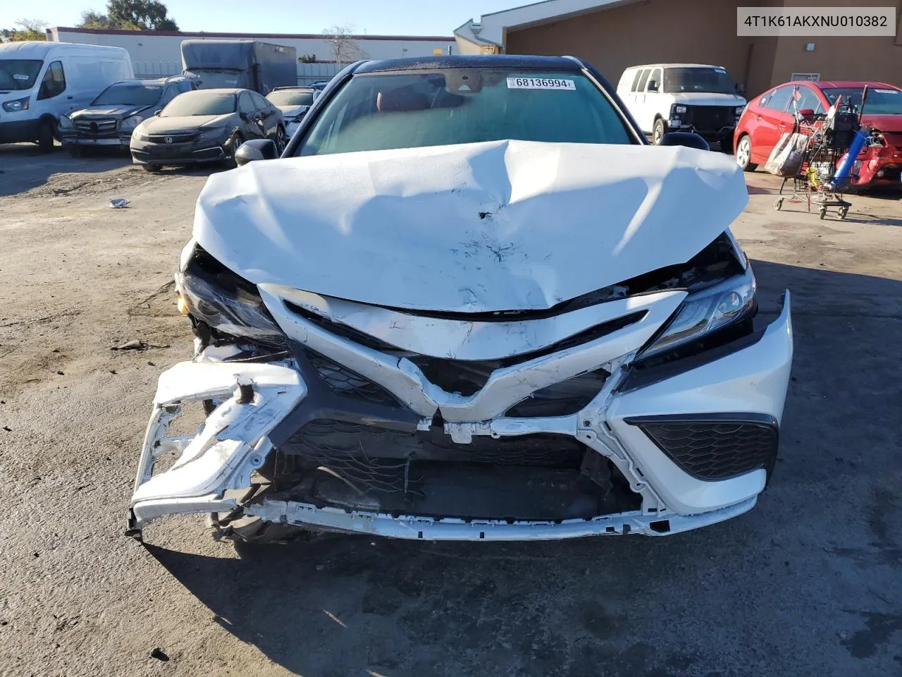 4T1K61AKXNU010382 2022 Toyota Camry Xse