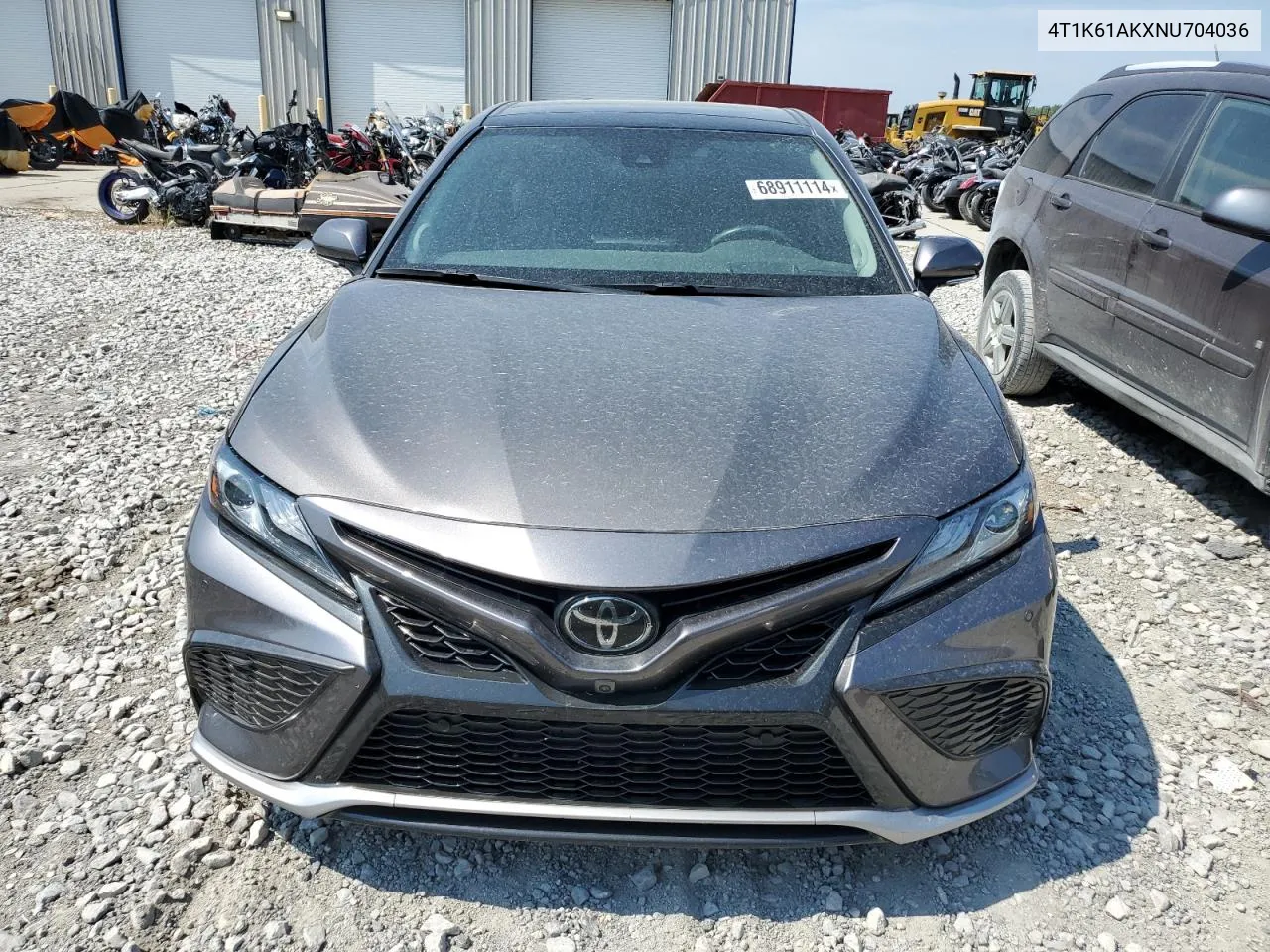 2022 Toyota Camry Xse VIN: 4T1K61AKXNU704036 Lot: 68911114