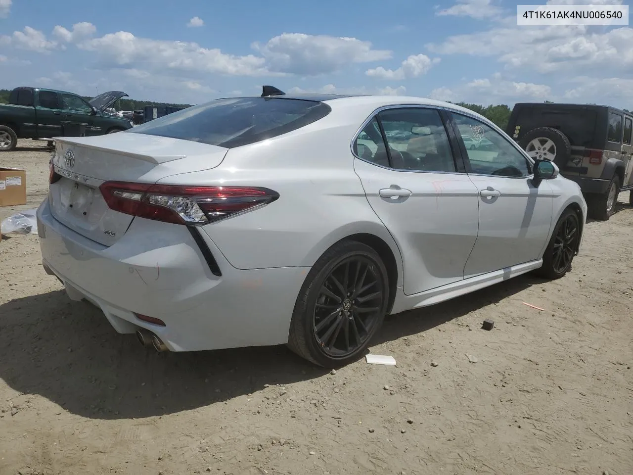 2022 Toyota Camry Xse VIN: 4T1K61AK4NU006540 Lot: 69483794