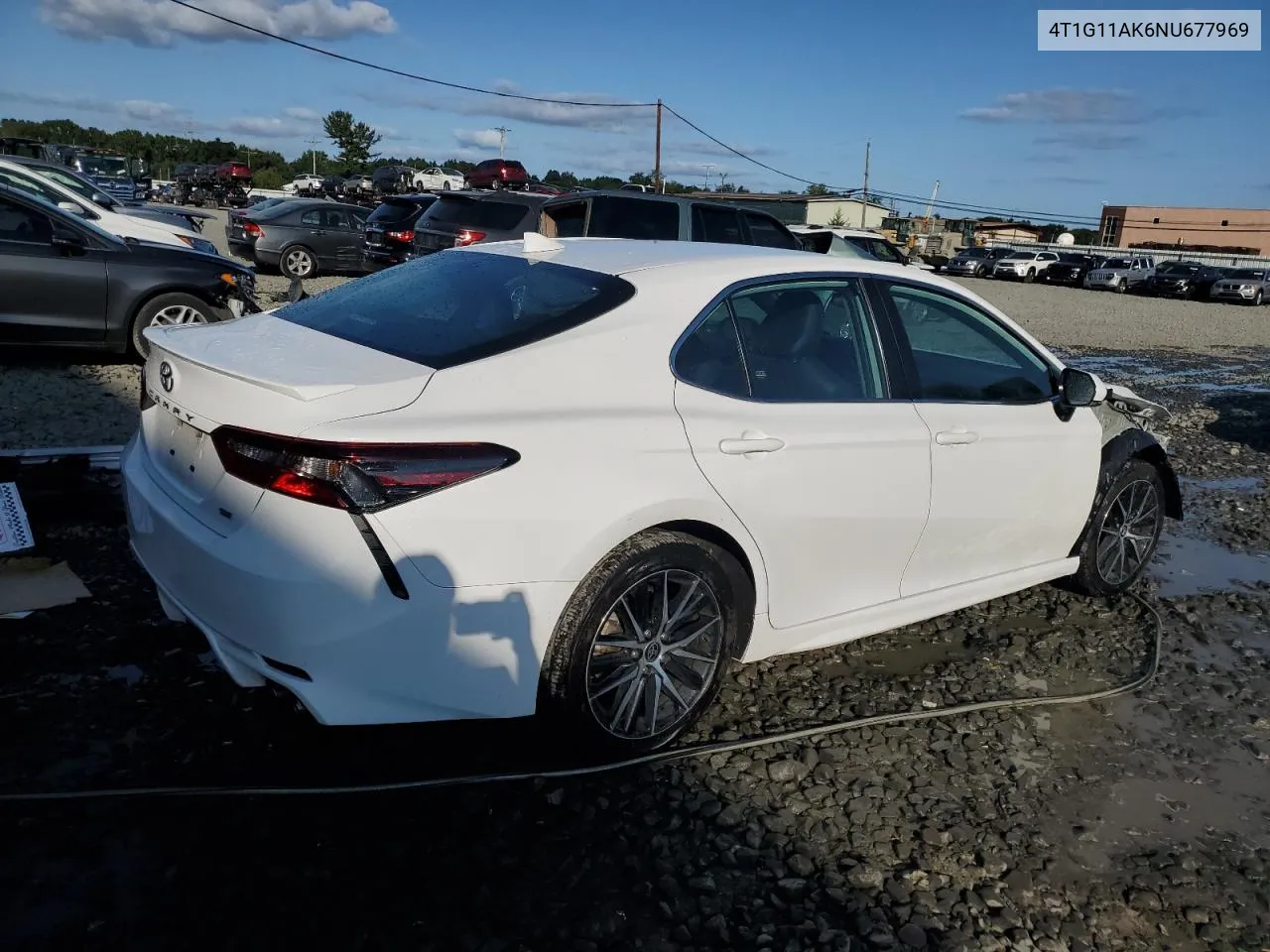 2022 Toyota Camry Se VIN: 4T1G11AK6NU677969 Lot: 69767944