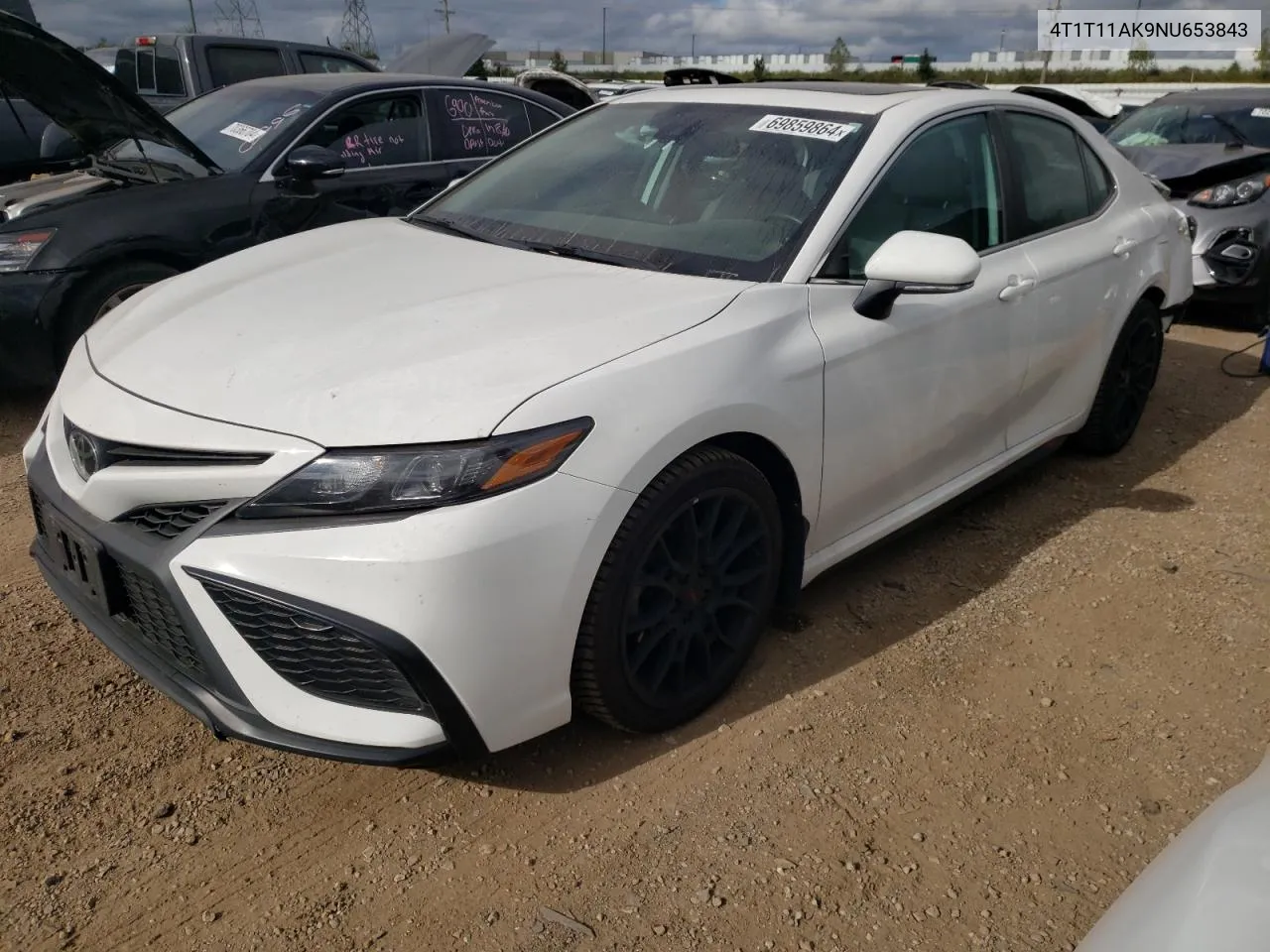 2022 Toyota Camry Se VIN: 4T1T11AK9NU653843 Lot: 69859864