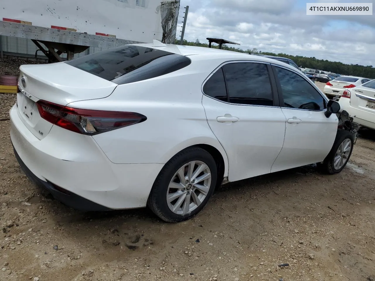 2022 Toyota Camry Le VIN: 4T1C11AKXNU669890 Lot: 70270794