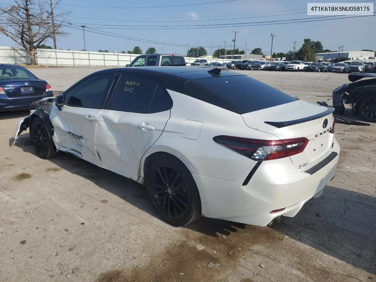 4T1K61BK5NU058175 2022 Toyota Camry Xse