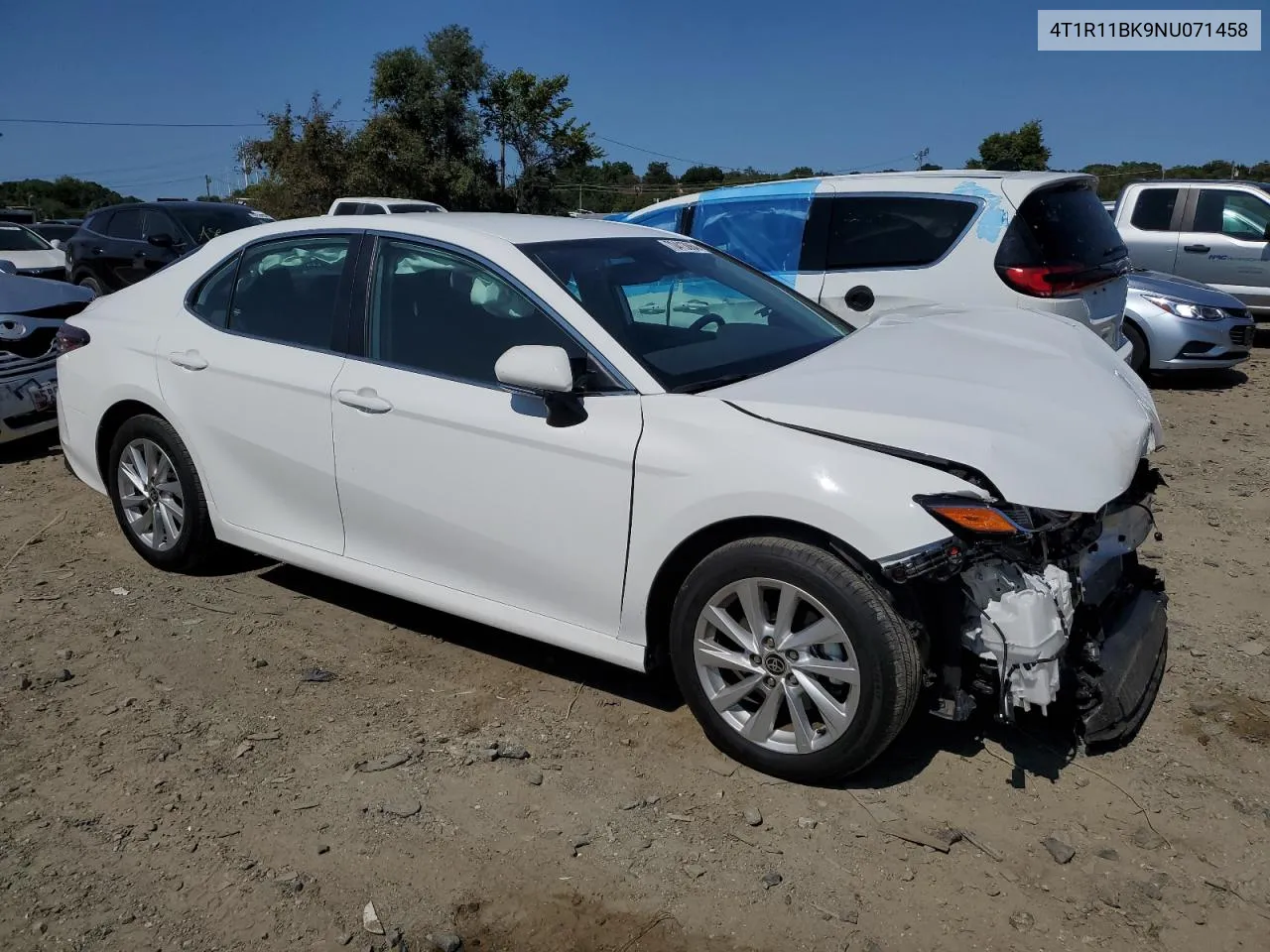 2022 Toyota Camry Le VIN: 4T1R11BK9NU071458 Lot: 70413064