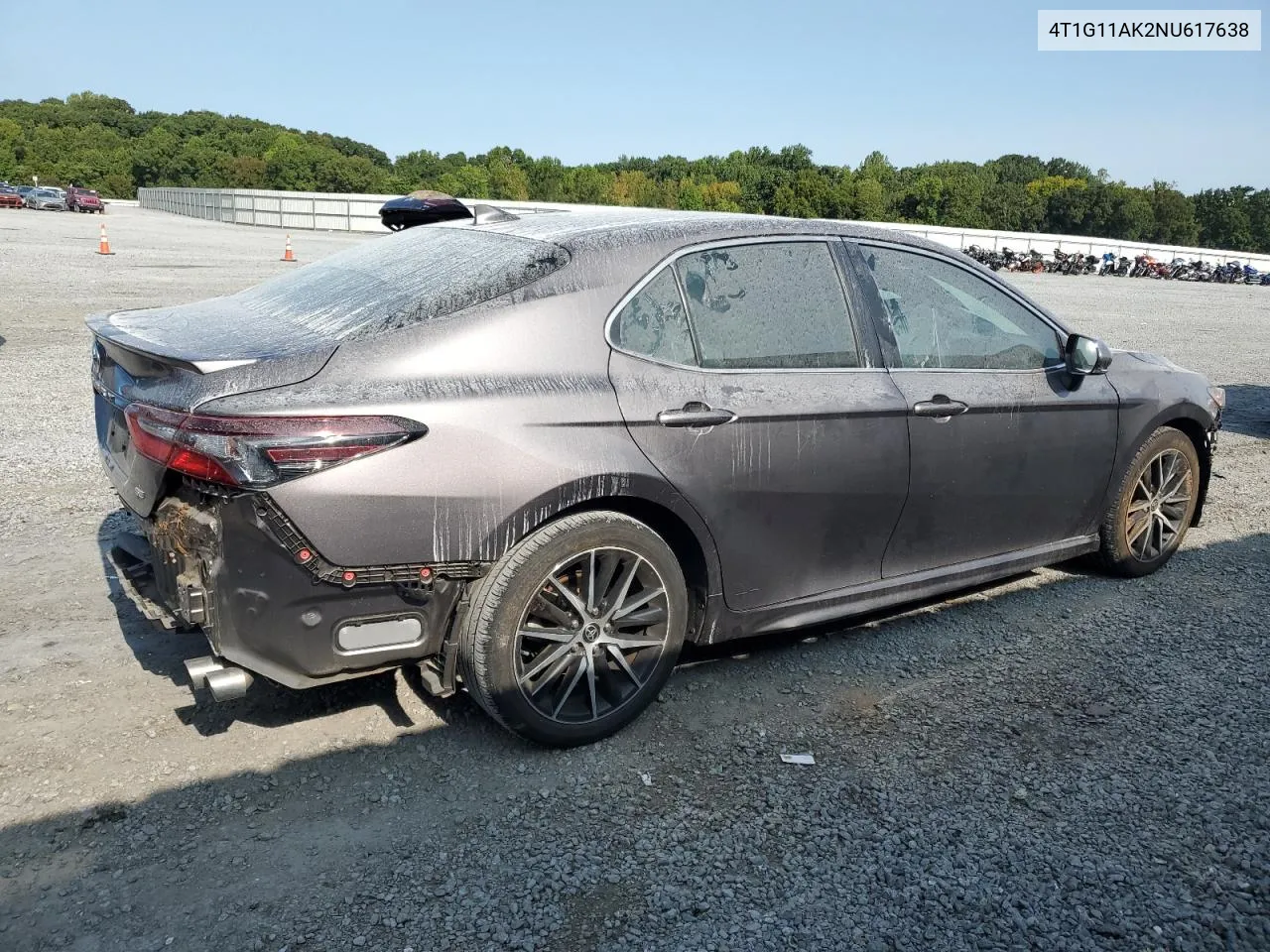 2022 Toyota Camry Se VIN: 4T1G11AK2NU617638 Lot: 70601734