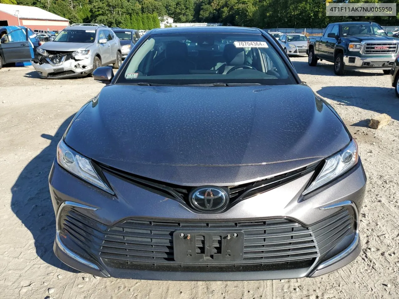 2022 Toyota Camry Xle VIN: 4T1F11AK7NU005950 Lot: 70704364